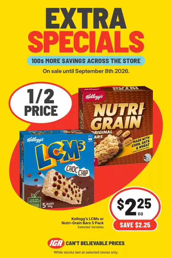 SUPA VALU IGA catalogue | Supa Big Deals This Week | 2026-09-02T00:00:00.000Z - 2026-09-08T00:00:00.000Z
