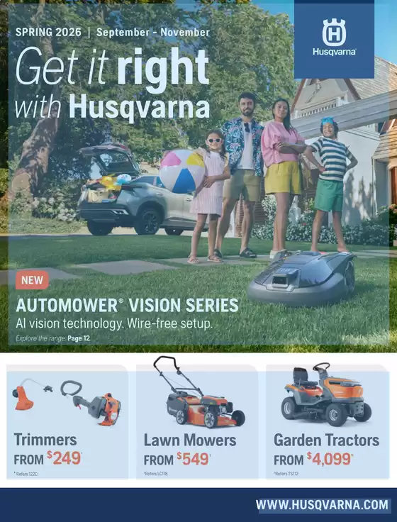 Husqvarna catalogue | Spring 2026 | 2026-09-01T00:00:00.000Z - 2026-11-30T00:00:00.000Z