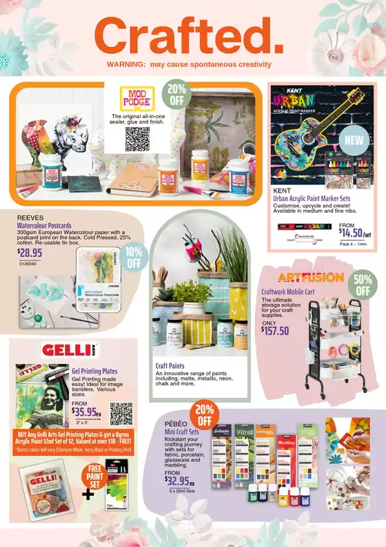 Eckersley's Art & Craft catalogue | September 2026 | 2026-09-01T00:00:00.000Z - 2026-09-30T00:00:00.000Z