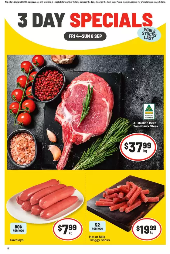 IGA catalogue in Glengarry VIC | IGA 04/09 | 2026-09-04T00:00:00.000Z - 2026-09-06T00:00:00.000Z