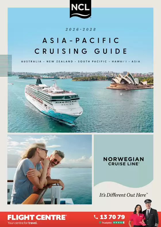 Flight Centre catalogue in Kingsthorpe QLD | NCL Asia-Pacific Cruising Guide 2026-2028 | 2026-01-01T00:00:00.000Z - 2028-12-31T00:00:00.000Z
