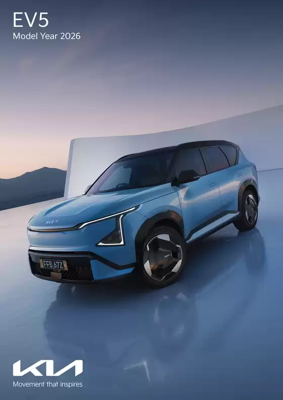 Kia catalogue in Roma QLD | Kia EV5 | 2026-09-03T00:00:00.000Z - 2026-09-17T00:00:00.000Z