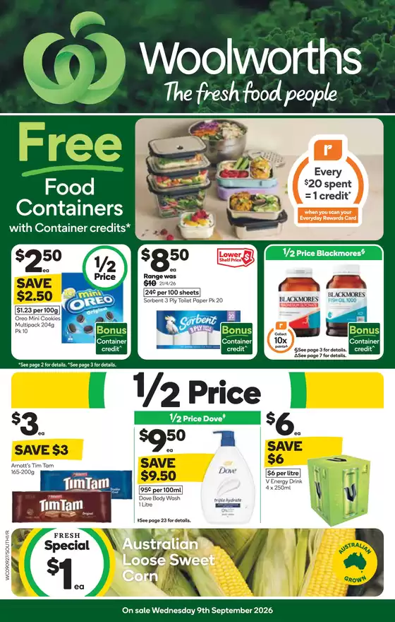 Woolworths catalogue | Weekly Specials - 09/09 | 2026-09-09T00:00:00.000Z - 2026-09-15T00:00:00.000Z