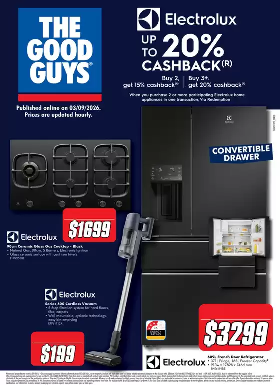 The Good Guys catalogue | Electrolux Catalogue | 2026-09-04T00:00:00.000Z - 2026-09-30T00:00:00.000Z