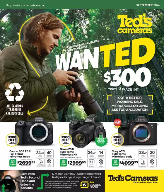 Ted's Cameras catalogue | September 2026 | 2026-09-04T00:00:00.000Z - 2026-10-04T00:00:00.000Z