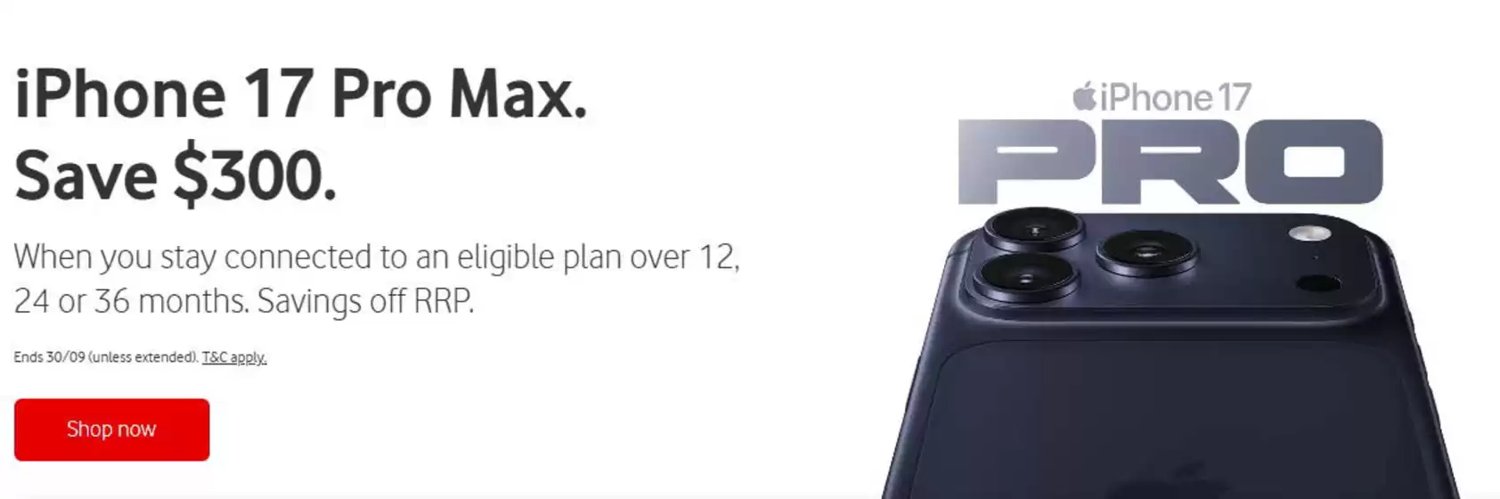 Vodafone catalogue | iPhone New Deal | 2026-09-04T00:00:00.000Z - 2026-09-30T00:00:00.000Z