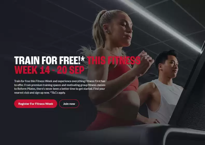 Fitness First catalogue | Train For Free! | 2026-09-04T00:00:00.000Z - 2026-09-20T00:00:00.000Z