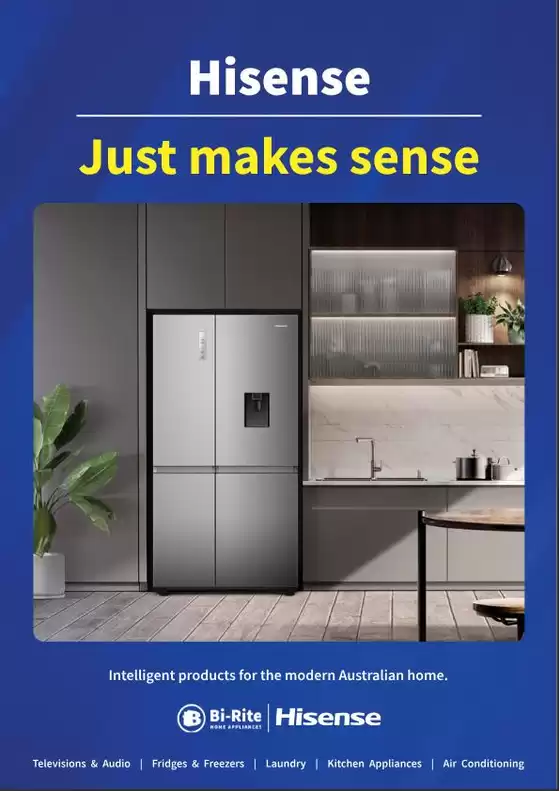 Bi-Rite catalogue | Hisense Just makes sense | 2026-09-08T00:00:00.000Z - 2026-09-22T00:00:00.000Z