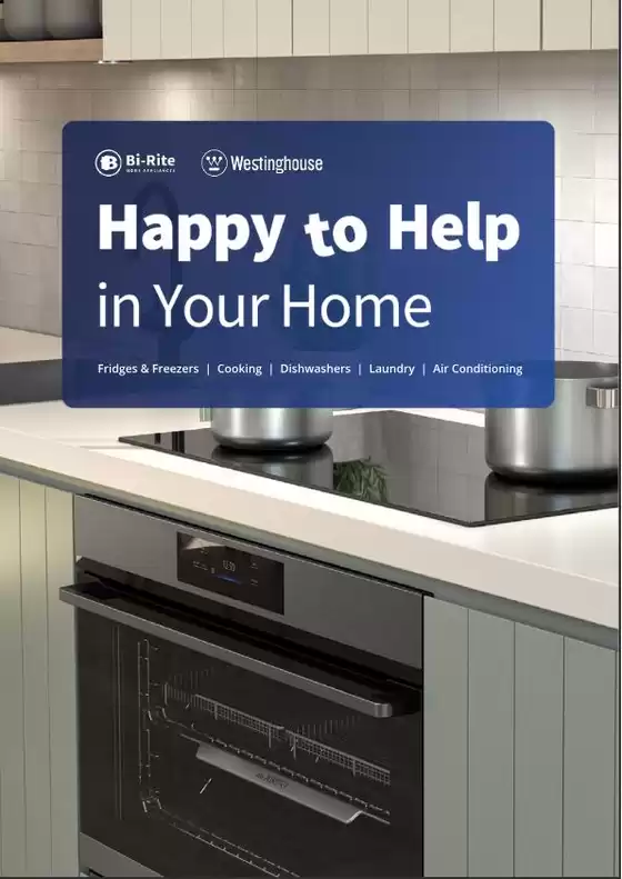 Bi-Rite catalogue | Westinghouse Happy to Help in Your Home | 2026-09-08T00:00:00.000Z - 2026-09-22T00:00:00.000Z