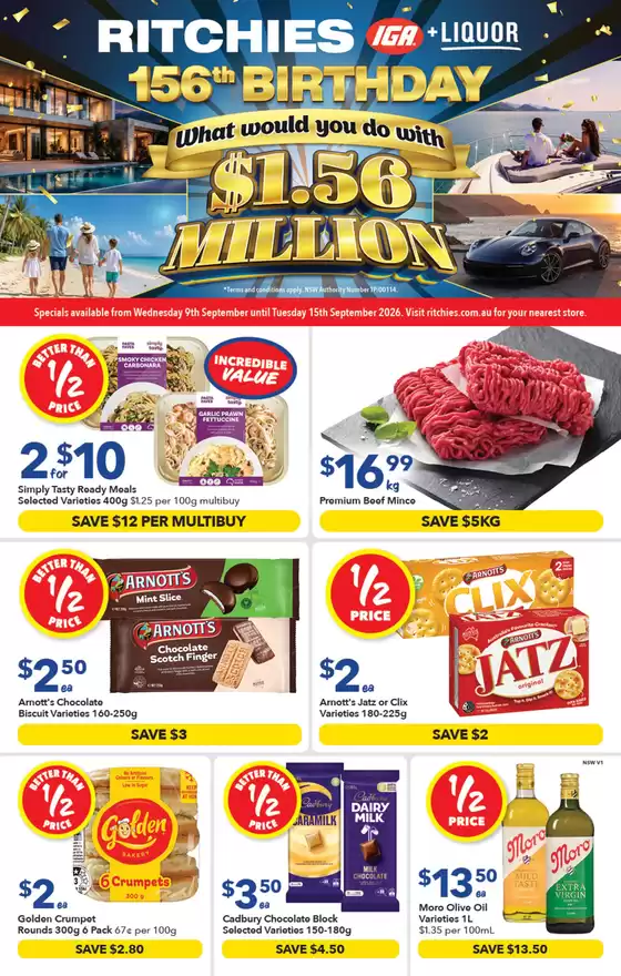 Ritchies catalogue | Sneak Peek - Ritchies Specials | 2026-09-09T00:00:00.000Z - 2026-09-15T00:00:00.000Z