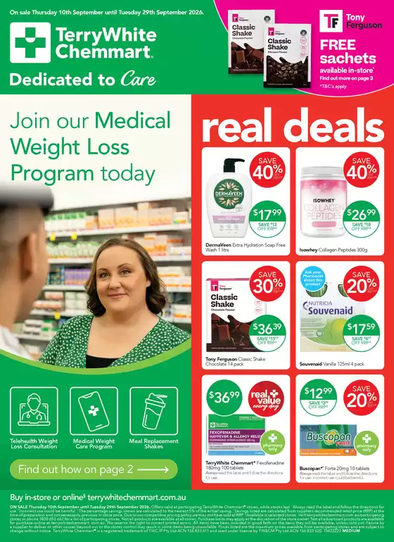 TerryWhite Chemmart catalogue | Real Deals | 2026-09-10T00:00:00.000Z - 2026-09-29T00:00:00.000Z