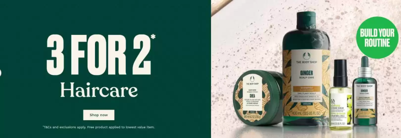 The Body Shop catalogue | 3 For 2 Haircare | 2026-09-08T00:00:00.000Z - 2026-09-20T00:00:00.000Z