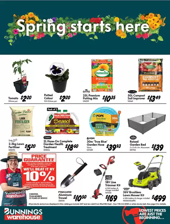 Bunnings Warehouse catalogue | Bunnings Warehouse catalogue specials | 2026-09-09T00:00:00.000Z - 2026-10-11T00:00:00.000Z