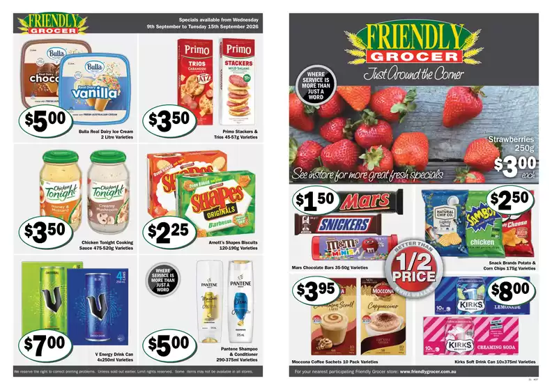 Friendly Grocer catalogue | Week 37 2026 catalogue zone 1 | 2026-09-09T00:00:00.000Z - 2026-09-15T00:00:00.000Z