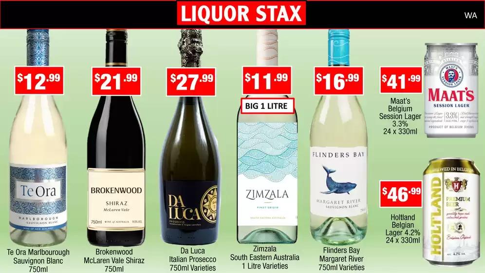 Liquor Stax catalogue | Our best offers for you | 2026-09-09T00:00:00.000Z - 2026-09-23T00:00:00.000Z