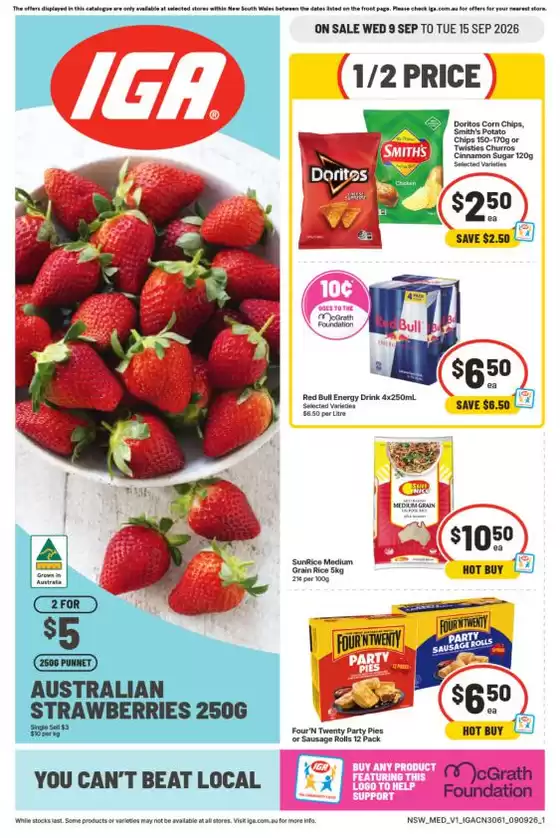 IGA catalogue | IGA 09/09 | 2026-09-09T00:00:00.000Z - 2026-09-15T00:00:00.000Z