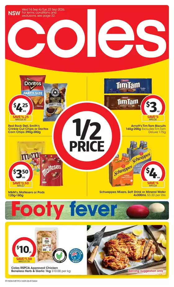 Coles catalogue in Belconnen ACT | Coles Catalogue - 16th September | 2026-09-16T00:00:00.000Z - 2026-09-22T00:00:00.000Z