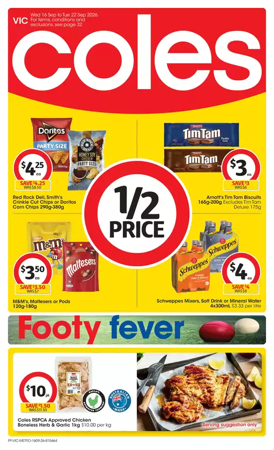 Coles catalogue in Bairnsdale VIC | Coles Catalogue - 16th September | 2026-09-16T00:00:00.000Z - 2026-09-22T00:00:00.000Z