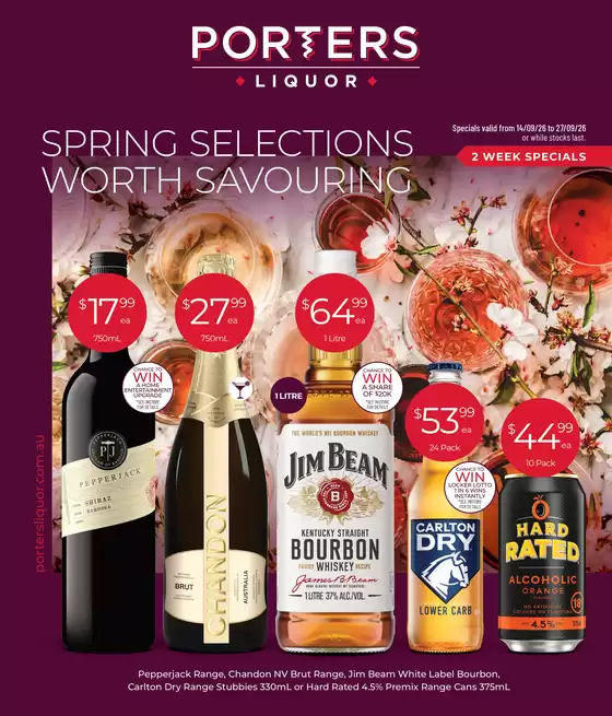 Porters catalogue | Spring Selections Worth Savouring 14/09 | 2026-09-14T00:00:00.000Z - 2026-09-27T00:00:00.000Z