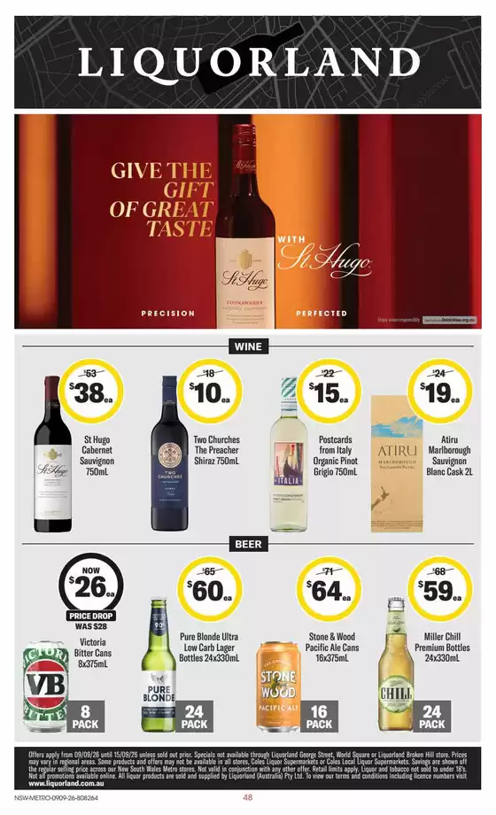 Liquorland catalogue | Weekly Specials Catalogue | 2026-09-09T00:00:00.000Z - 2026-09-15T00:00:00.000Z