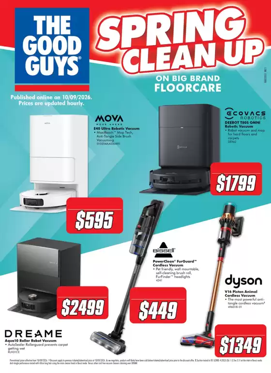 The Good Guys catalogue in Yarra VIC | Spring Clean Up | 2026-09-14T00:00:00.000Z - 2026-09-23T00:00:00.000Z