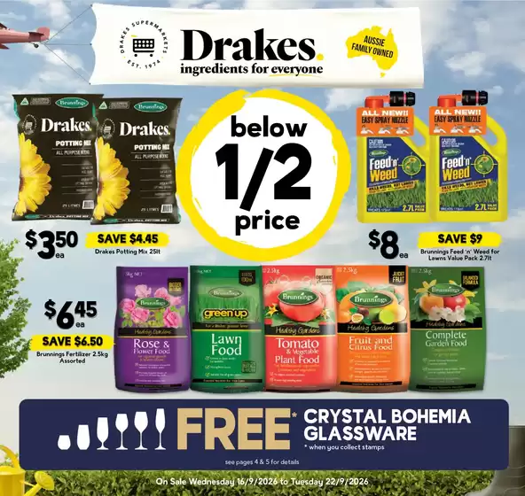 Drakes catalogue | Top deals and discounts | 2026-09-16T00:00:00.000Z - 2026-09-22T00:00:00.000Z