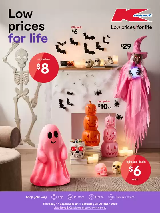 Kmart catalogue | Halloween | 2026-09-17T00:00:00.000Z - 2026-10-21T00:00:00.000Z