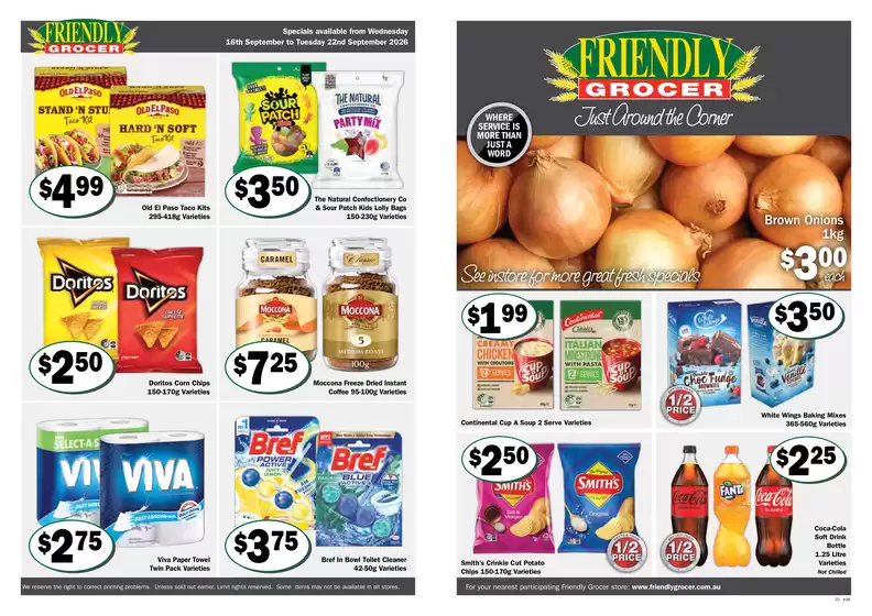 Friendly Grocer catalogue | Week 38 2026 catalogue zone 2 | 2026-09-16T00:00:00.000Z - 2026-09-22T00:00:00.000Z
