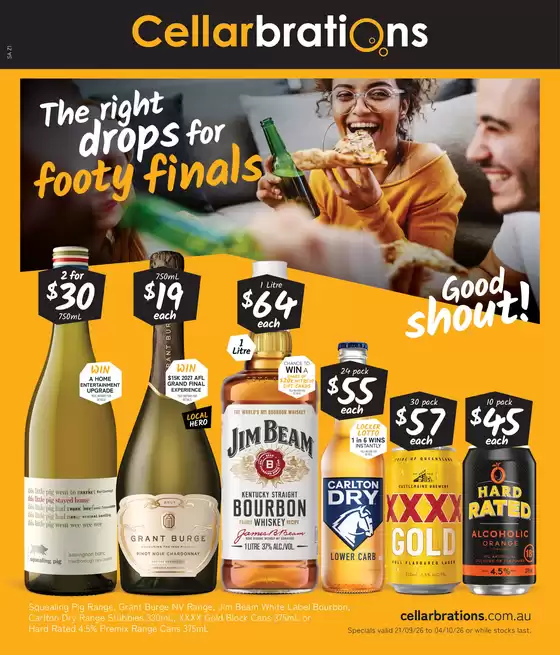 Cellarbrations catalogue | Good Shout! 07/Footy Finals 21/09 | 2026-09-21T00:00:00.000Z - 2026-10-04T00:00:00.000Z