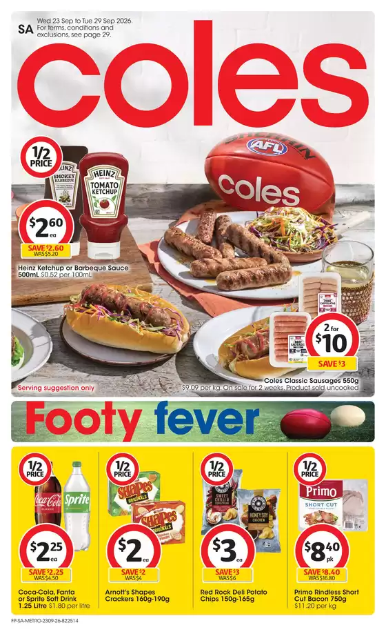 Coles catalogue in Woodside SA | Coles Catalogue - 23rd September | 2026-09-23T00:00:00.000Z - 2026-09-29T00:00:00.000Z