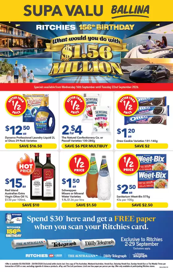 Ritchies catalogue | Ritchies Specials | 2026-09-02T00:00:00.000Z - 2026-09-29T00:00:00.000Z
