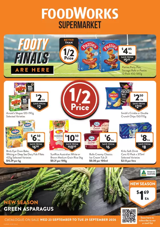 Foodworks catalogue | Supermarket | 2026-09-23T00:00:00.000Z - 2026-09-29T00:00:00.000Z
