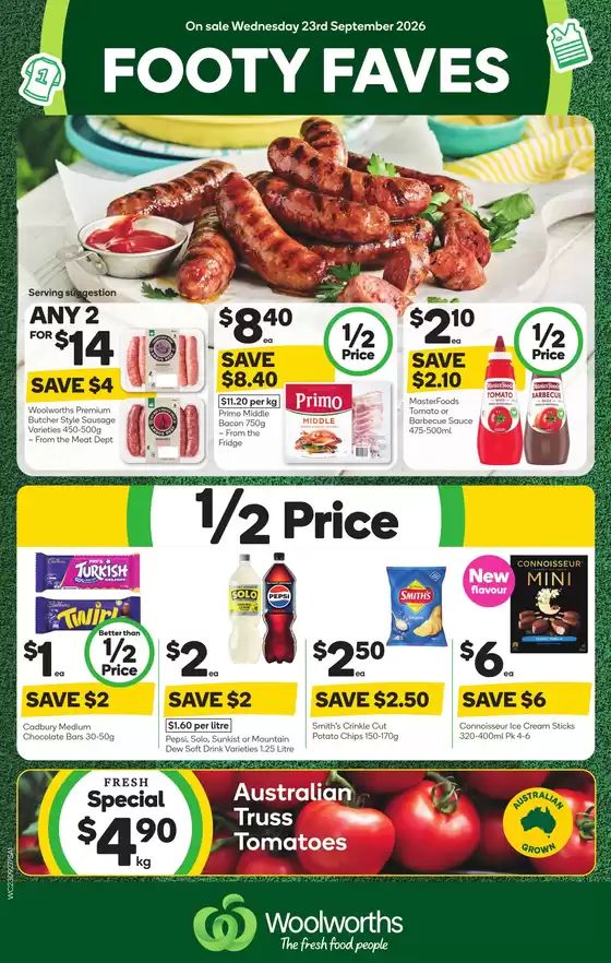 Woolworths catalogue | Weekly Specials - 23/09 | 2026-09-23T00:00:00.000Z - 2026-09-29T00:00:00.000Z