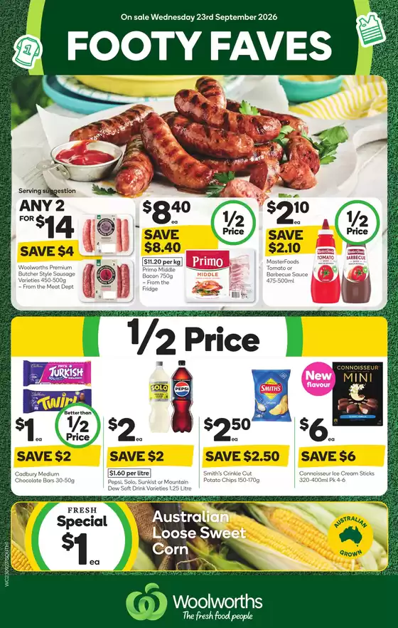 Woolworths catalogue | Weekly Specials - 23/09 | 2026-09-23T00:00:00.000Z - 2026-09-29T00:00:00.000Z