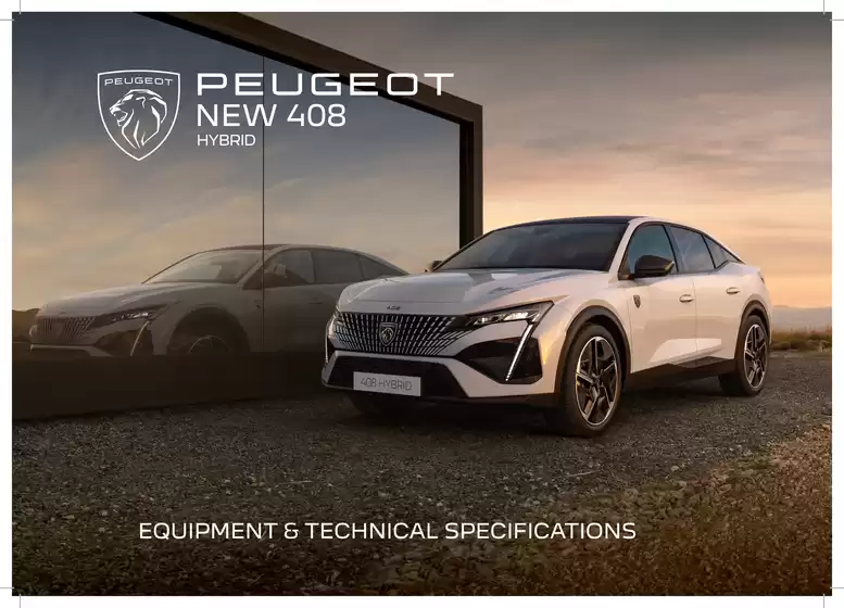 Peugeot catalogue | Peugeot 408 hybrid | 2026-09-21T00:00:00.000Z - 2026-10-05T00:00:00.000Z