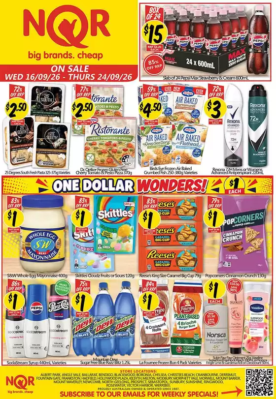 NQR catalogue | NQR catalogue specials | 2026-09-16T00:00:00.000Z - 2026-09-24T00:00:00.000Z