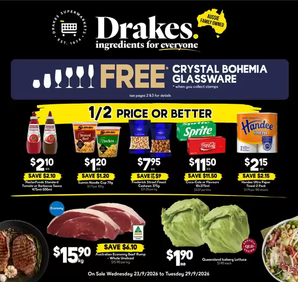 Drakes catalogue in Geraldton WA | Top offers for thrifty shoppers | 2026-09-23T00:00:00.000Z - 2026-09-29T00:00:00.000Z