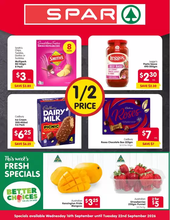 SPAR catalogue in Geraldton WA | Our best offers for you | 2026-09-16T00:00:00.000Z - 2026-09-22T00:00:00.000Z