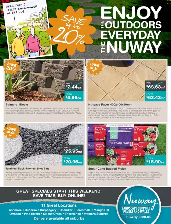 Nuway catalogue | Enjoy The Outdoors Everyday | 2026-09-22T00:00:00.000Z - 2026-10-31T00:00:00.000Z