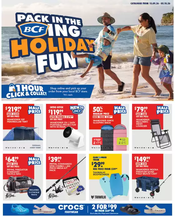 BCF catalogue | Holiday Fun | 2026-09-22T00:00:00.000Z - 2026-10-05T00:00:00.000Z