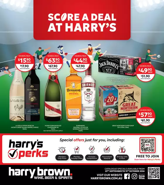 Harry Brown catalogue | Harry Brown catalogue specials | 2026-09-23T00:00:00.000Z - 2026-10-13T00:00:00.000Z