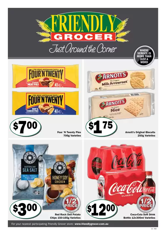 Friendly Grocer catalogue in Raymond Terrace NSW | Week 39 2026 catalogue zone 1 | 2026-09-23T00:00:00.000Z - 2026-09-29T00:00:00.000Z