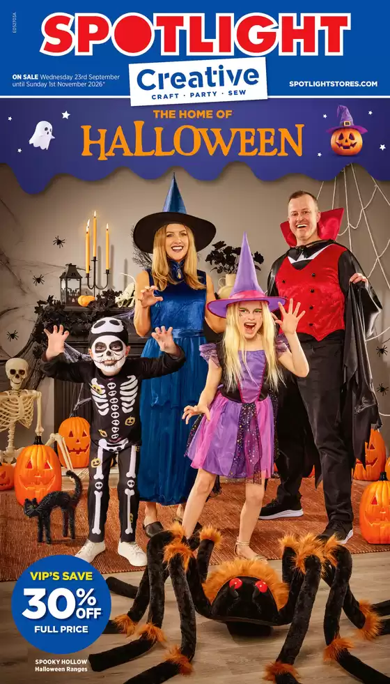 Spotlight catalogue in Wonga Park VIC | The Home Of Halloween | 2026-09-23T00:00:00.000Z - 2026-11-01T00:00:00.000Z