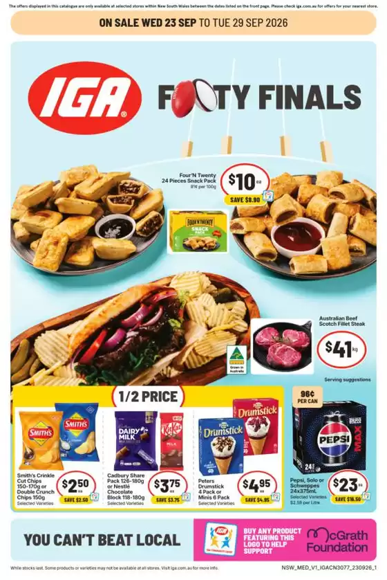 IGA catalogue | IGA 23/09 | 2026-09-23T00:00:00.000Z - 2026-09-29T00:00:00.000Z