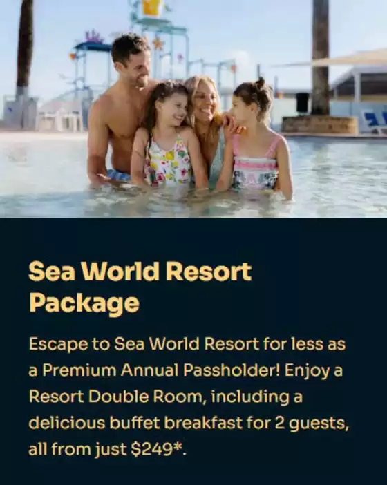 Sea World catalogue | Resort Package | 2026-09-23T00:00:00.000Z - 2026-10-07T00:00:00.000Z