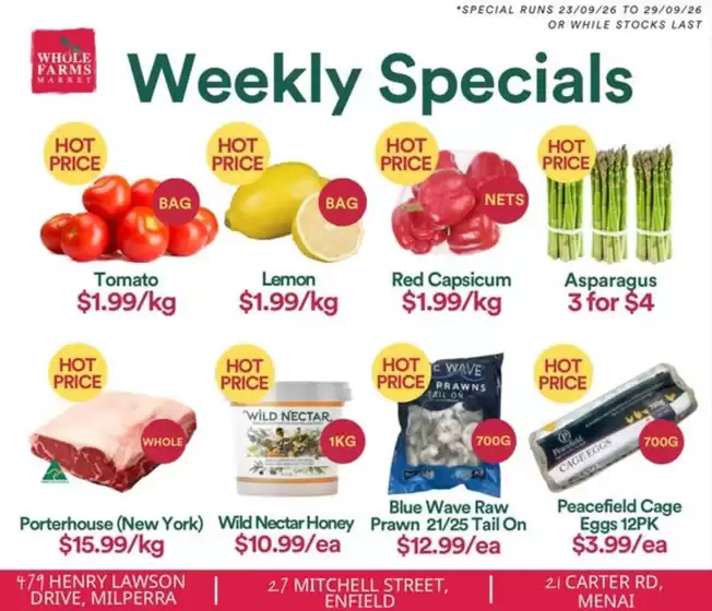 WHOLEFARMS catalogue | Weekly Specials | 2026-09-23T00:00:00.000Z - 2026-09-29T00:00:00.000Z