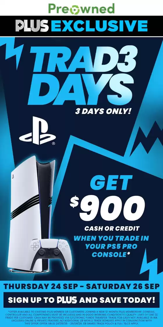 EB Games catalogue in Birdwood SA | Trade Days | 2026-09-24T00:00:00.000Z - 2026-09-26T00:00:00.000Z