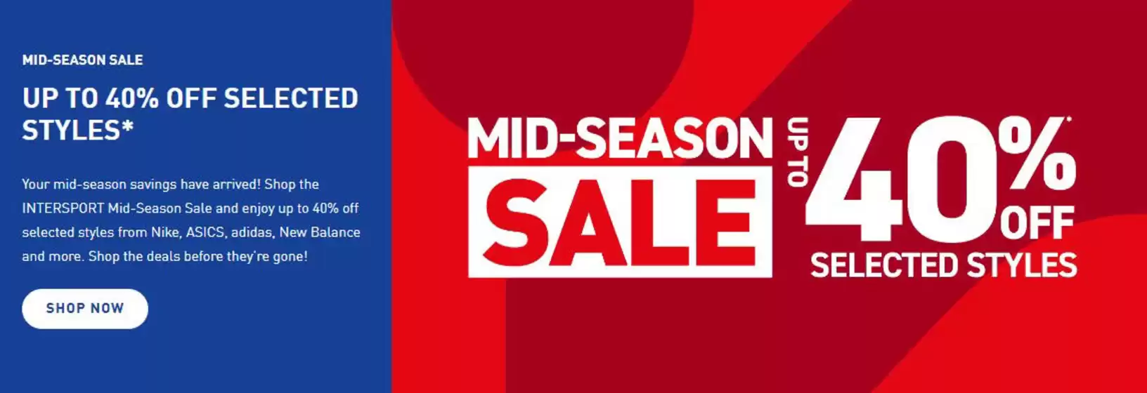 Intersport catalogue | Mid Season Sale | 2026-09-24T00:00:00.000Z - 2026-10-11T00:00:00.000Z