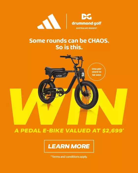 Drummond Golf catalogue | E-Bike Deal | 2026-09-24T00:00:00.000Z - 2026-10-11T00:00:00.000Z