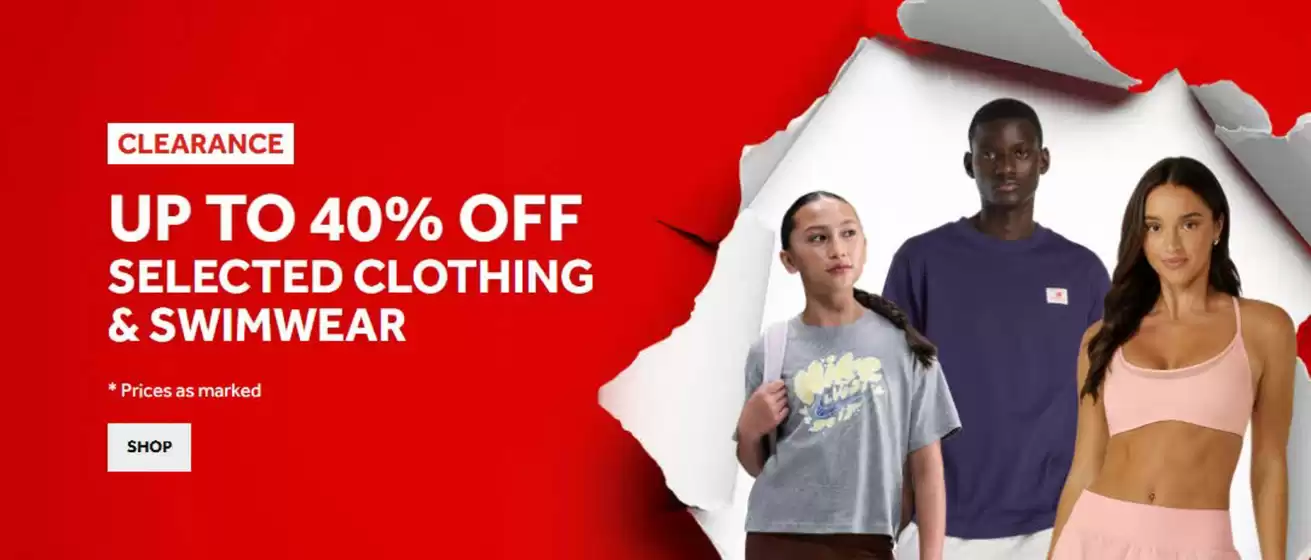 Rebel Sport catalogue | Up To 40% Off | 2026-09-24T00:00:00.000Z - 2026-10-11T00:00:00.000Z